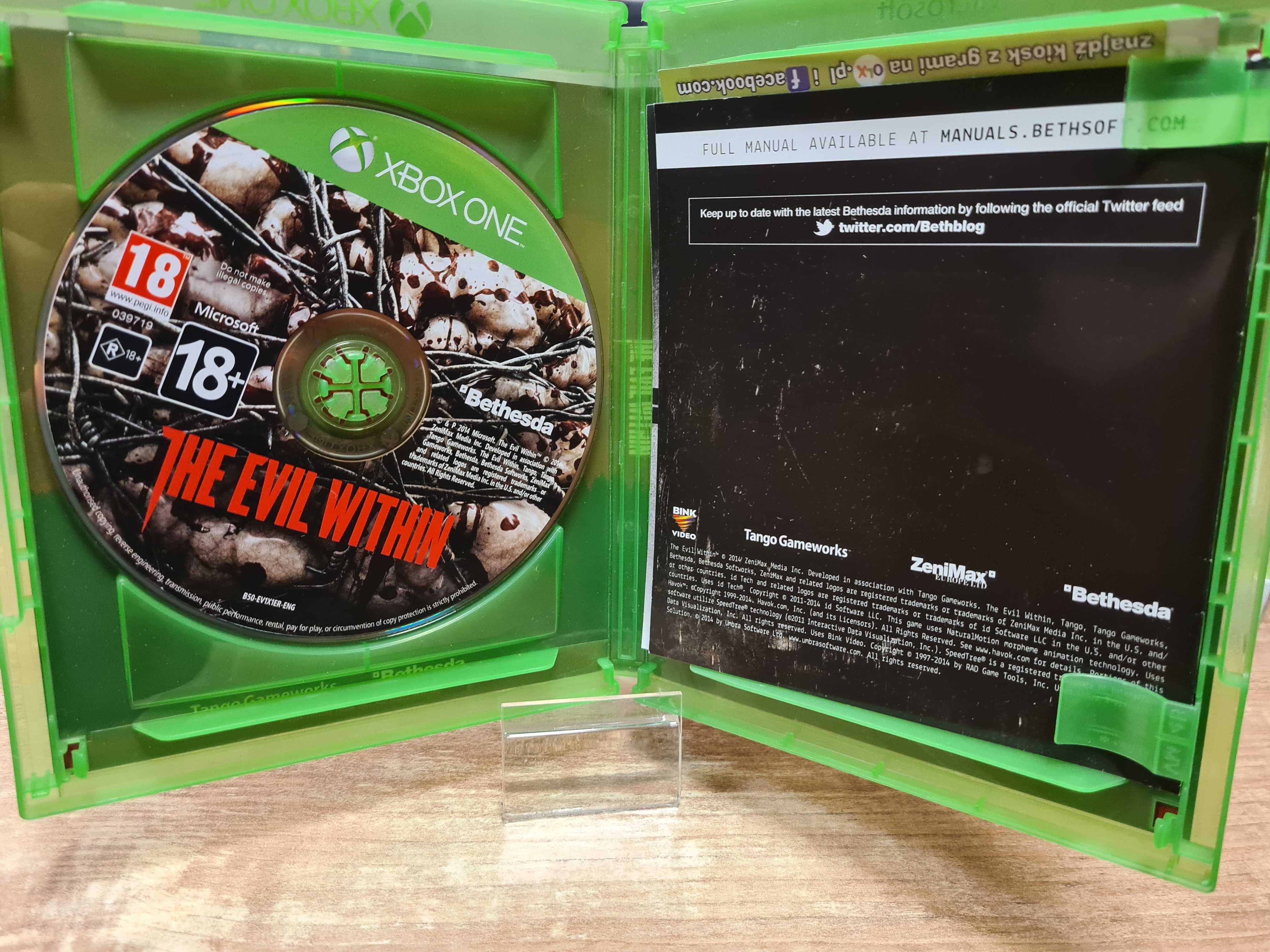 The Evil Within XBOX ONE, Sklep Wysyłka Wymiana