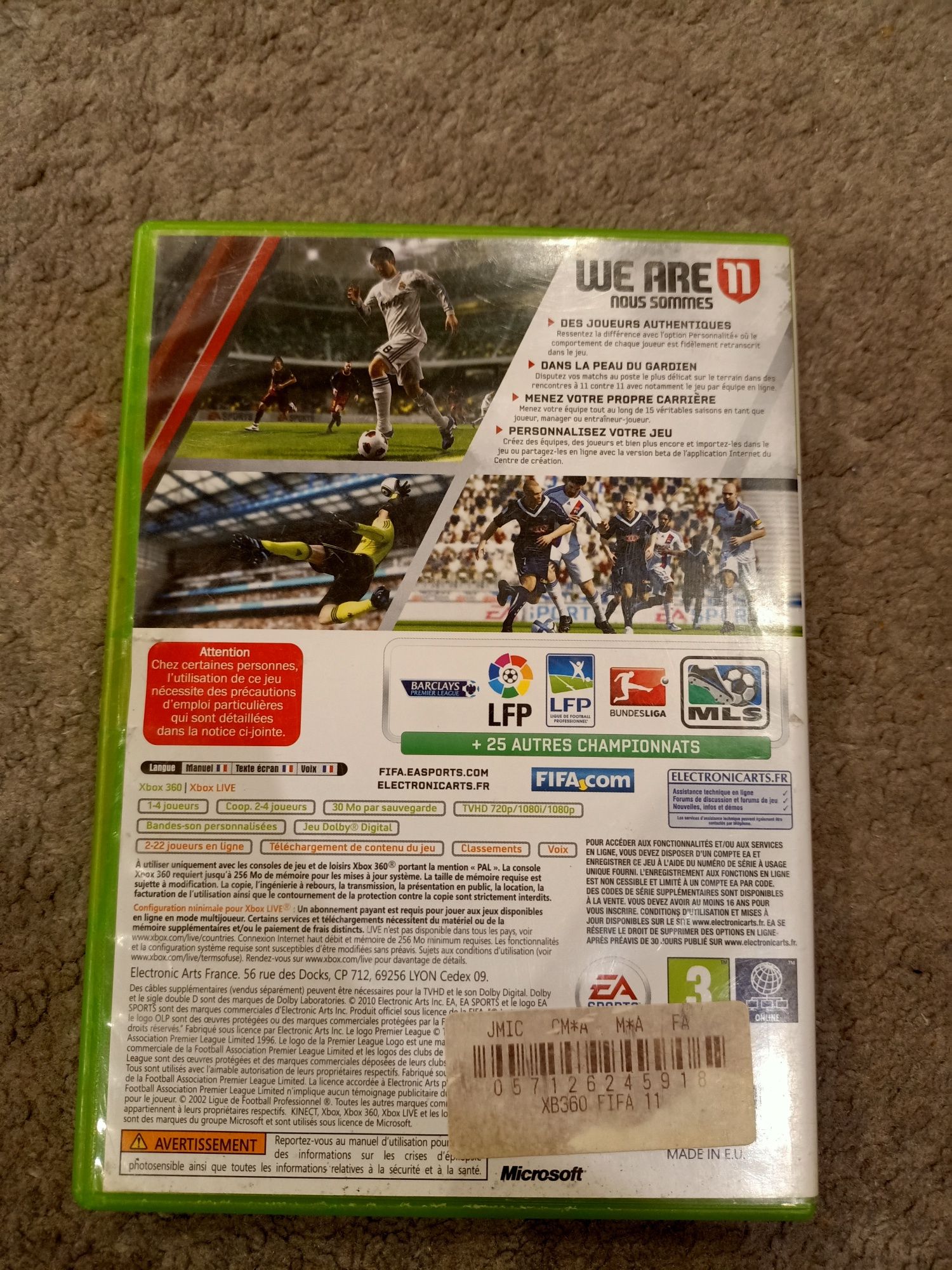 Gra Xbox 360 FIFA 11