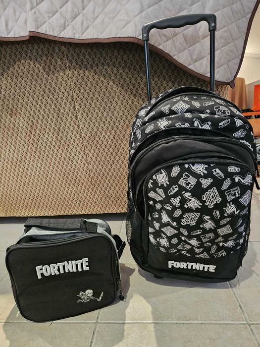 Mochila e lancheira térmica Fortnite