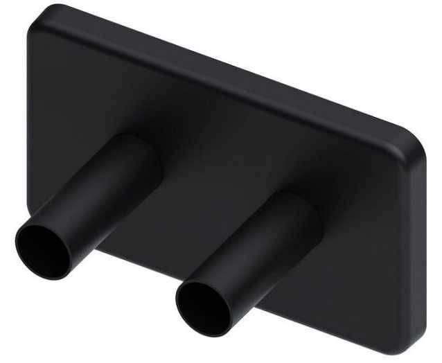 EXCELLENT Volaro maskujący do zaworów grzejnik czarny GREX.VO127.BL