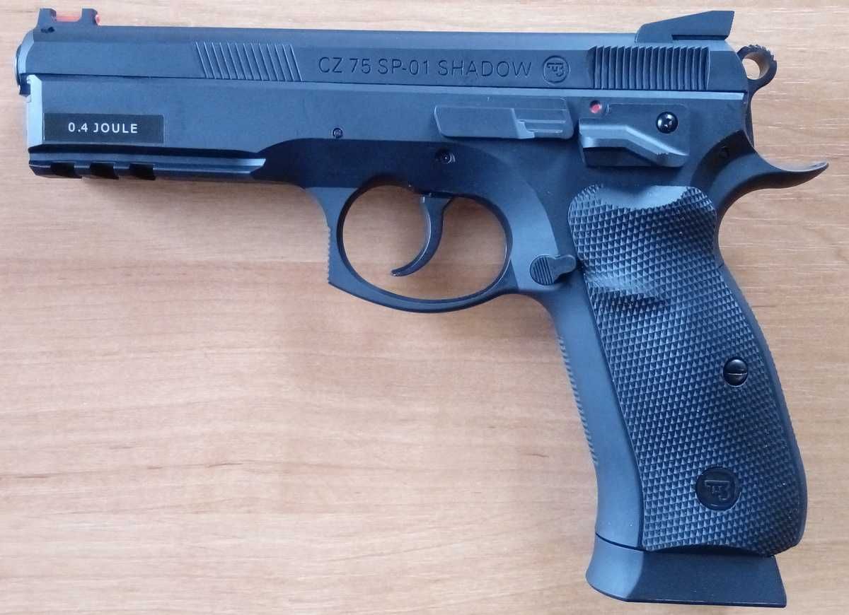 Детский пистолет CZ 75D ASG (Дания) на пульках, игрушечный