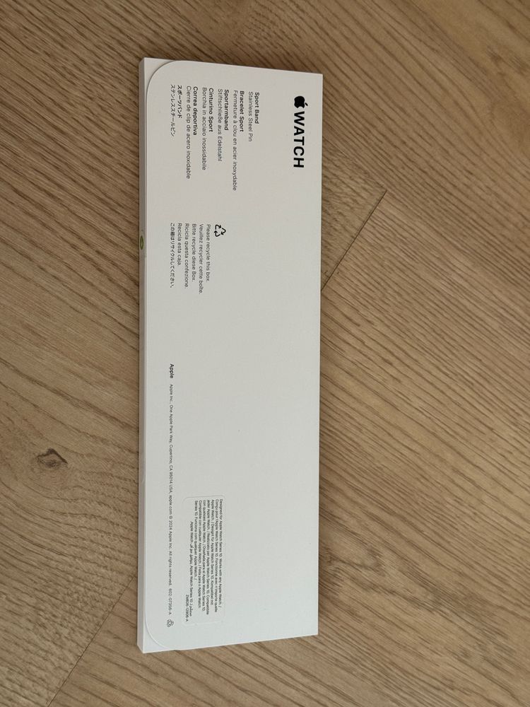 Apple Watch - pasek sportowy | 42mm | S/M | księżycowa poświata