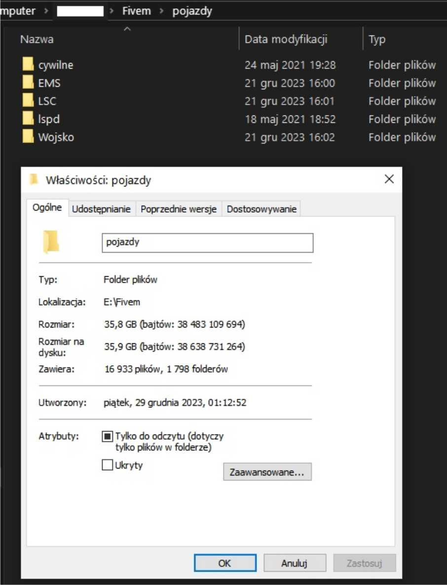Paczka 1521 samochodów Fivem GTA V