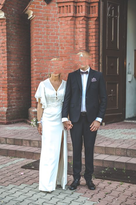 Sprzedam suknię slubna z bolerkiem S/M