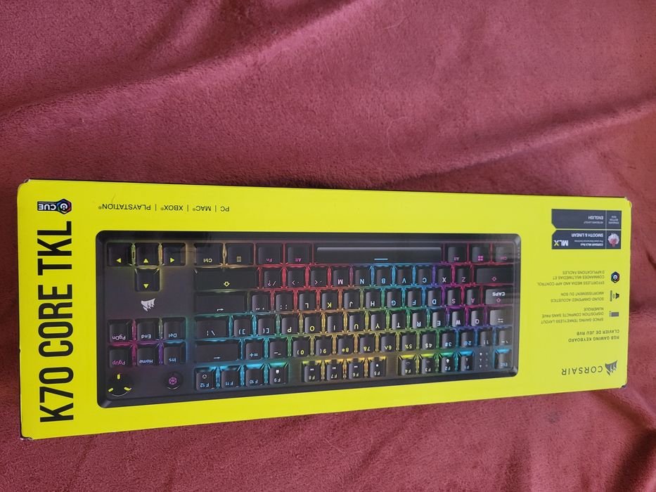Klawiatura gamingowa Corsair k70 core tkl