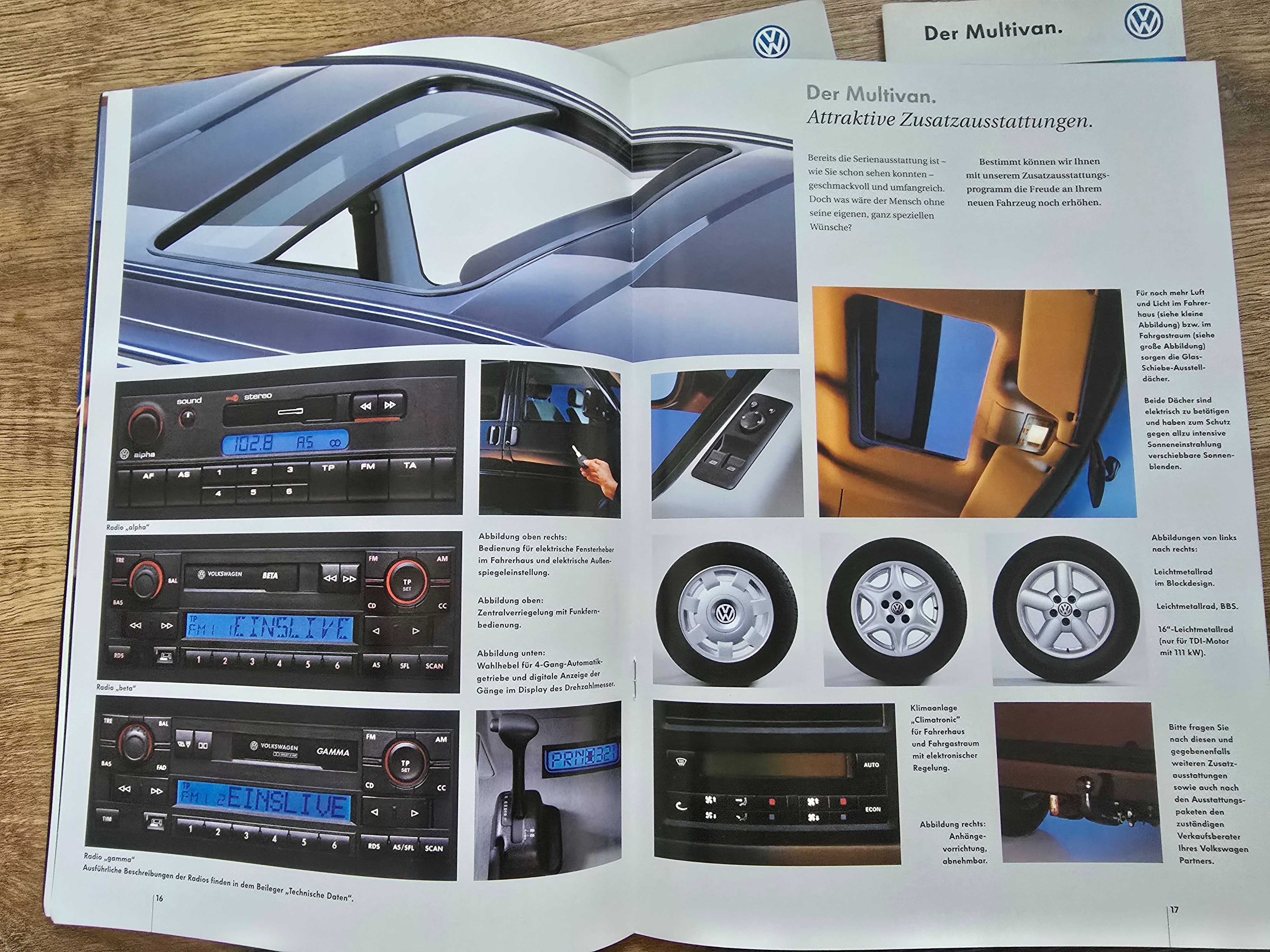 Prospekt VW T4 Multivan