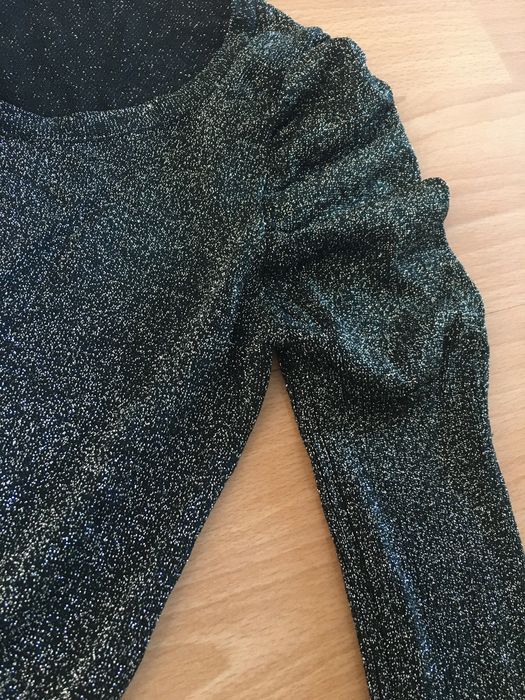 Bluzka damska srebrna rozmiar S