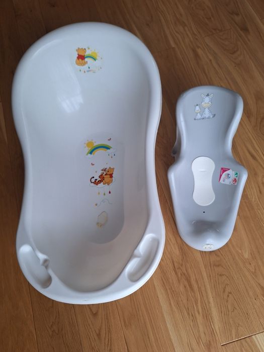 WANIENKA -zestaw 2w1 dla dziecka z korkiem Ecri 84cm  Baby bath + fote