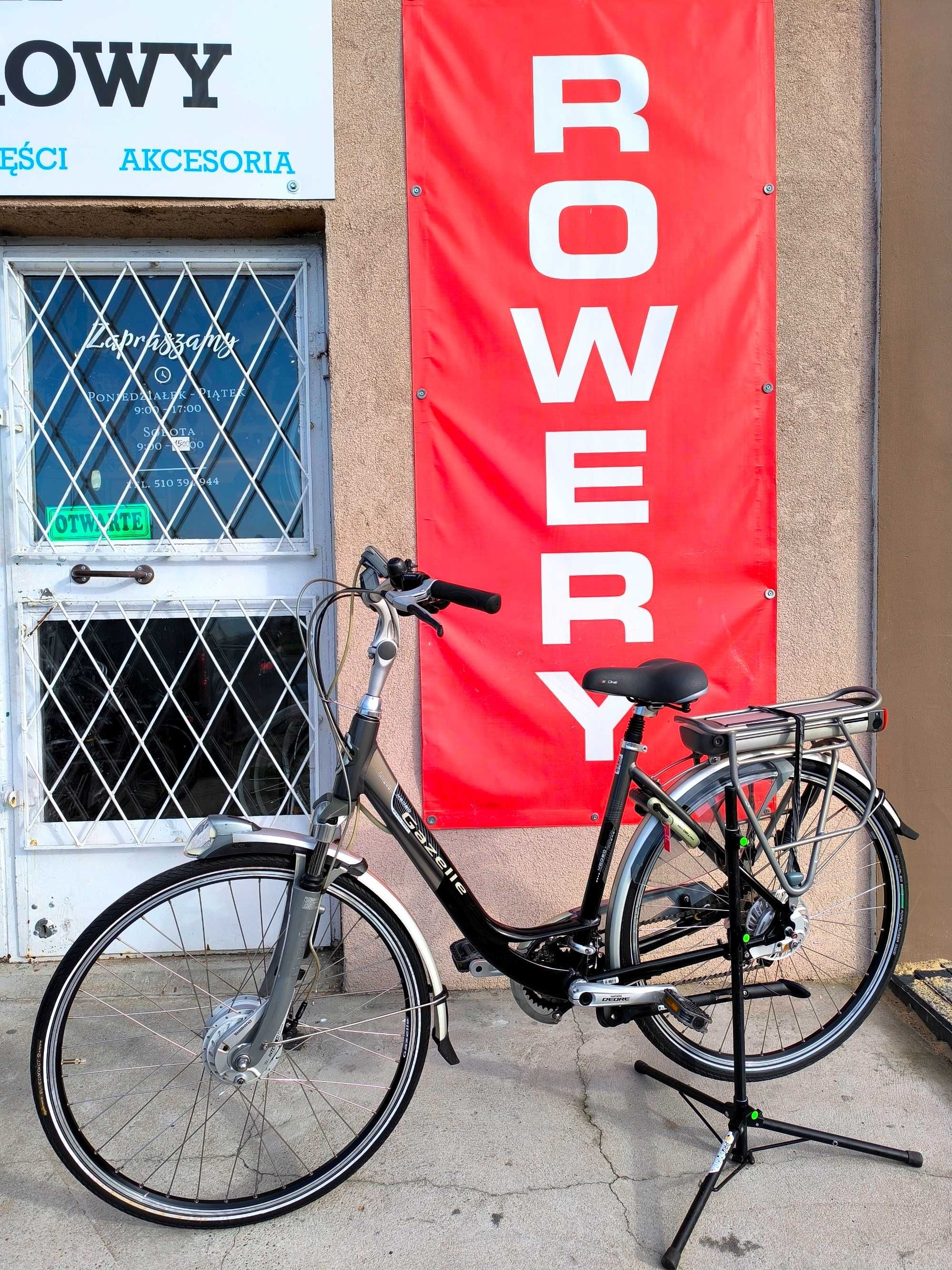 PIĘKNA GAZELLE INNERGY Medeo Excellent Roz 49cm Nexus Shimano DEORE LX