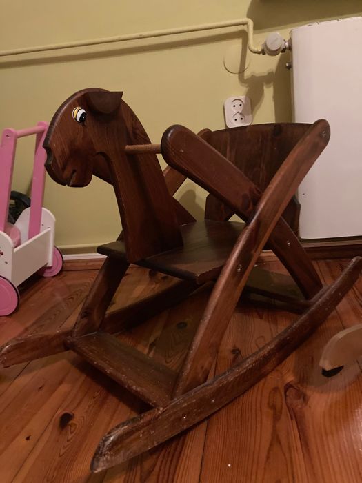 Drewniany Konik bujany