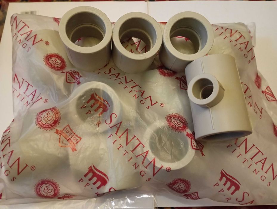 Фитинги для пайки труб (набор) уголки, тройник, муфта . Новый