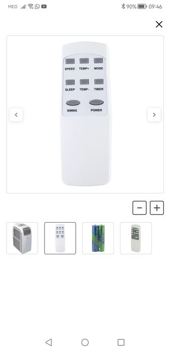 Ar condicionado portátil equation A015-09C