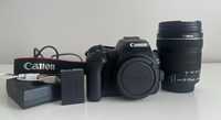 Aparat Canon EOS 250D i obiektyw Canon EFS 18-135mm f/3.5-5.6 JAK NOWY
