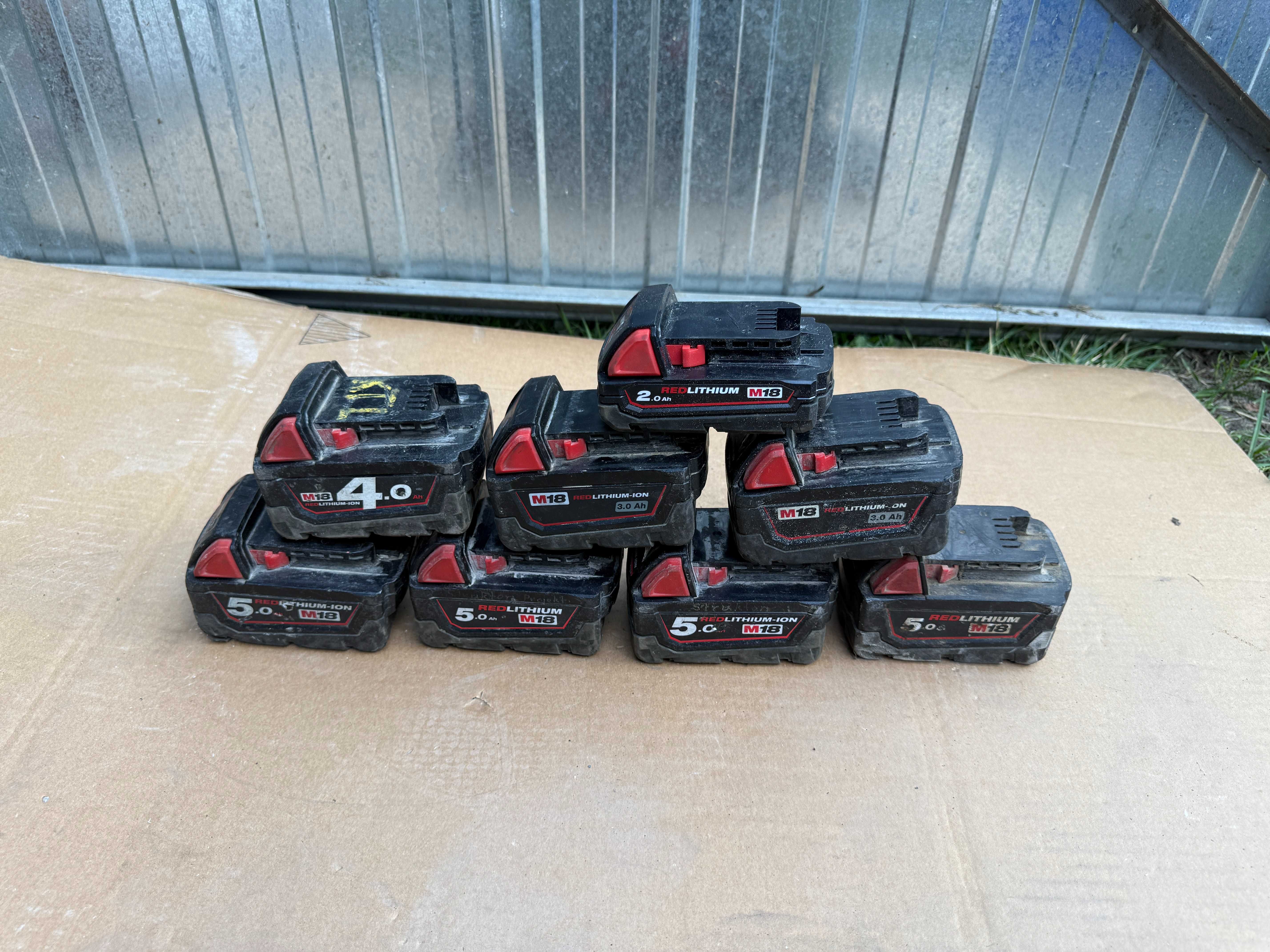 Sprzedam Używane Akumulatory Milwaukee M18