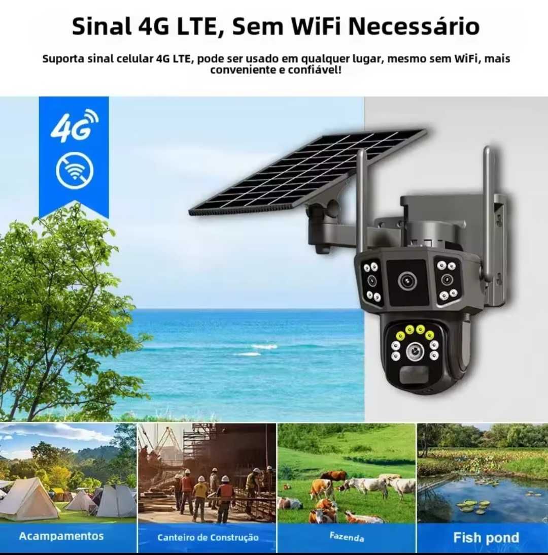 Câmara vigilância nova, ainda na caixa
