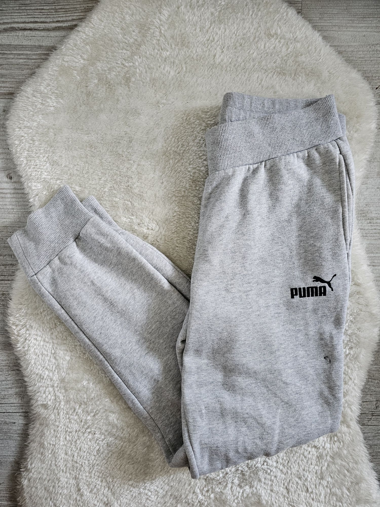 Spodnie dresowe Puma dres , Dresy Puma Rozmiar S Szare