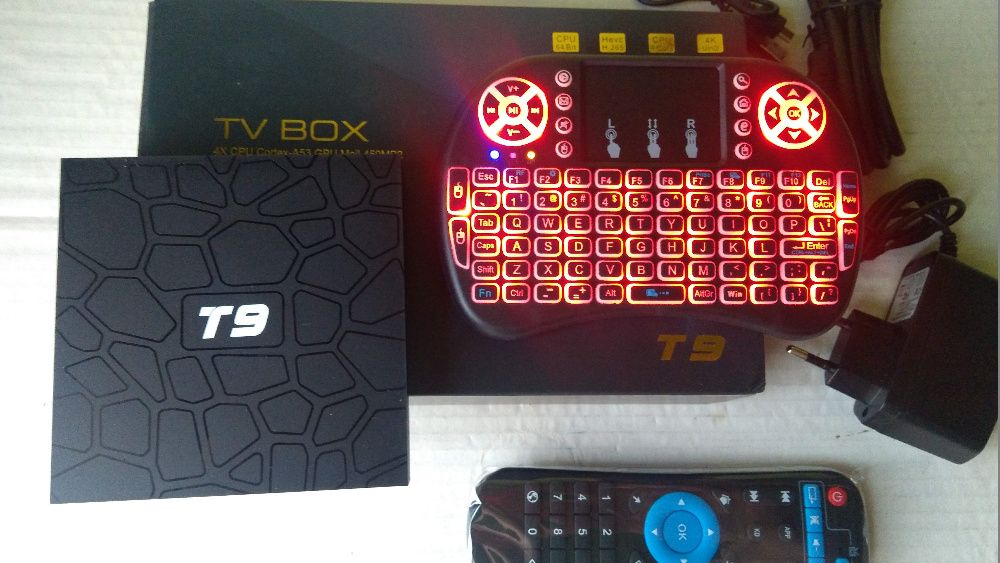 Nowy SMART TV Box 4GB 64G Internet w Telewizorze+KLAWIATURA i8 wi-fi