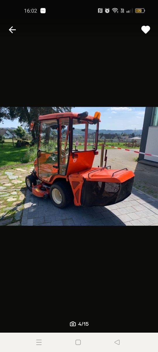 Kubota gr 2100 .Rok 2009.Kosiarka traktorek.
