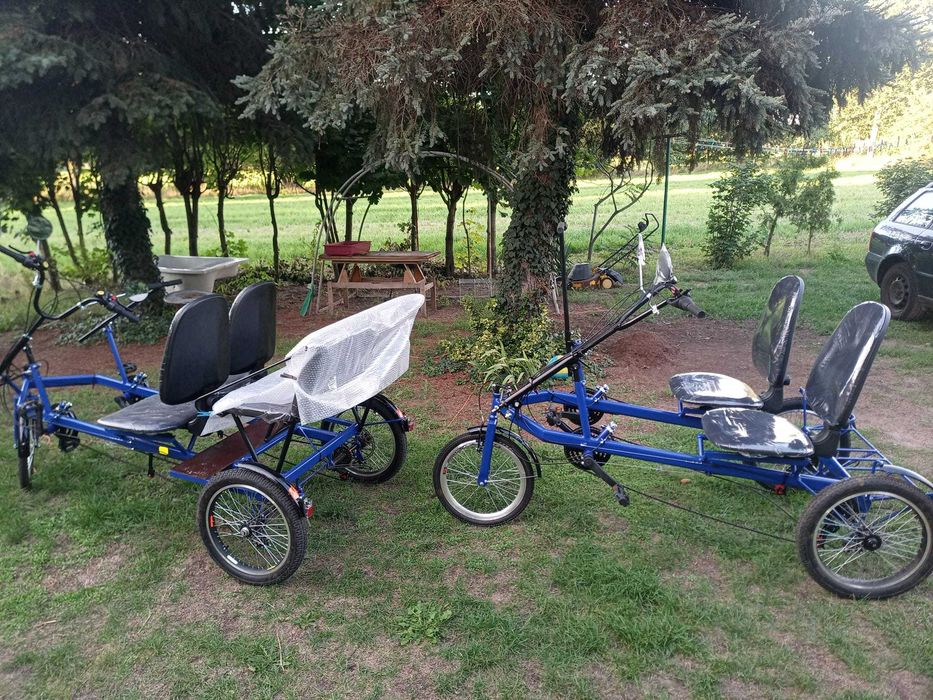 Rower tandem trójkołowy 4-5 osobowy
