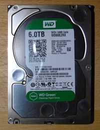 Жёсткий диск Western Digital 6.0TB Green™ WD60EZRX-00MVLB1 SATA/64MB