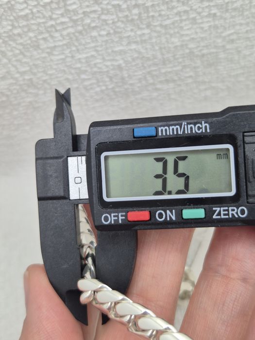 Срібний ланцюг 62см, Кубалінк, панцирний, срібло 925 проби