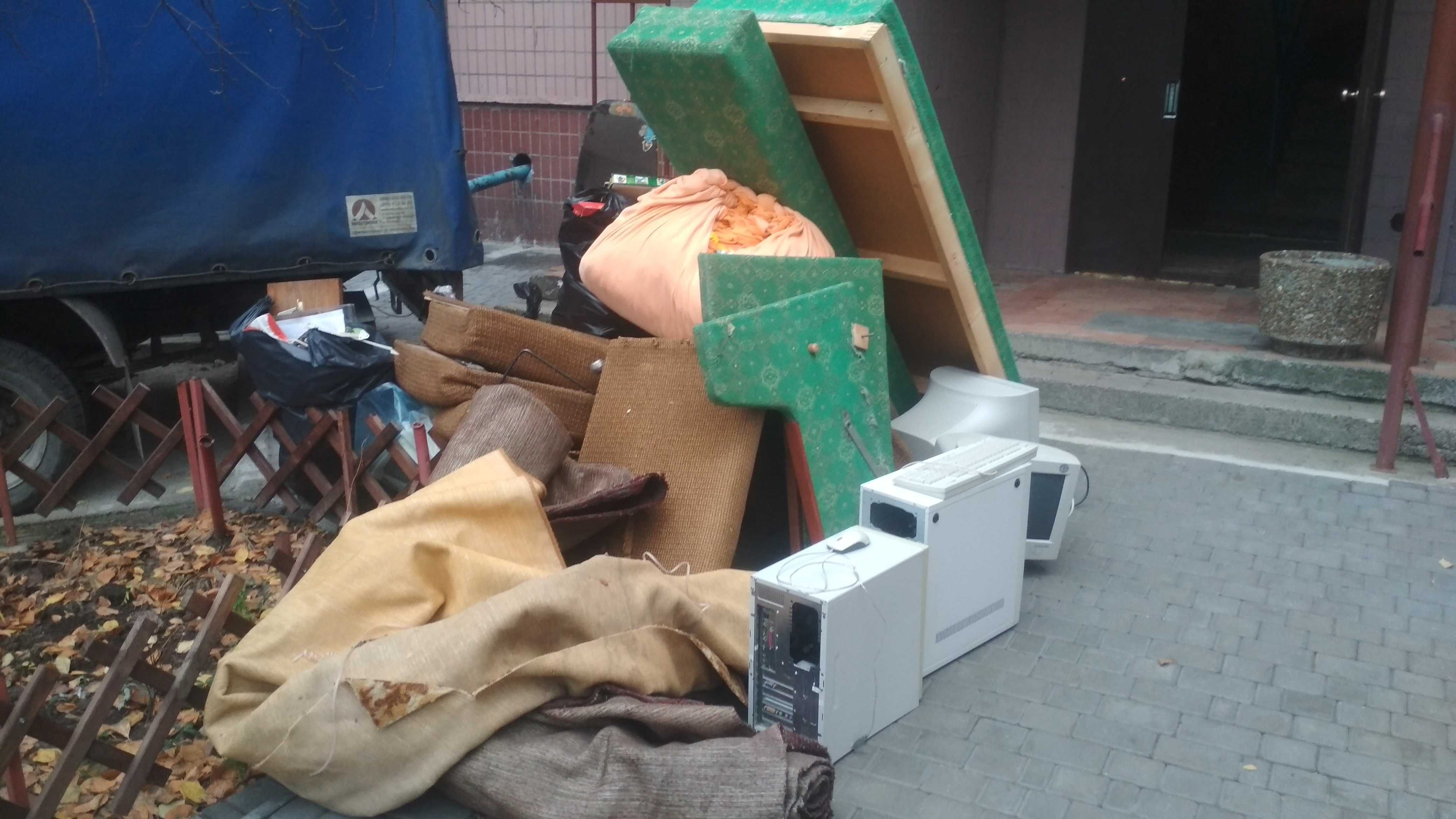 Вывоз старой мебели, вывоз хлама Газель, КамаЗ | Вивіз сміття Дніпро