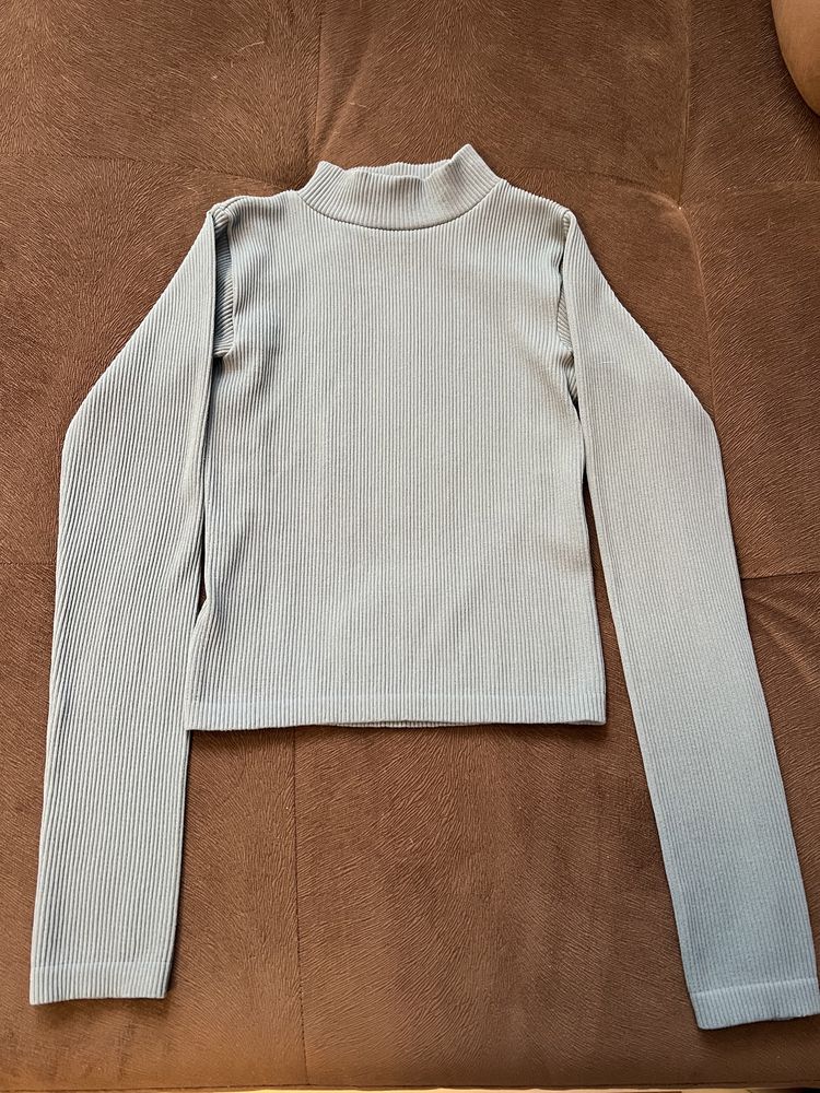 Боди Zara XS-S с открытой спиной в рубчик