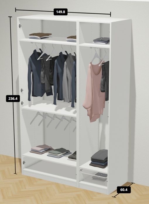 Armário Pax da IKEA 150x226cm