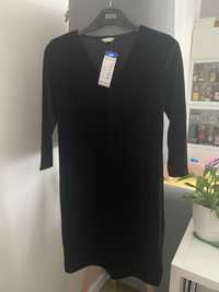 Sukienka czarna, welurowa rozmiar 38