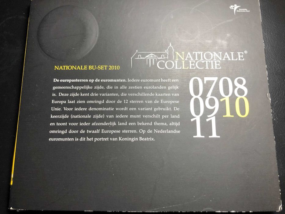 Set Anual Euros Holanda 2010 UNC em Livro