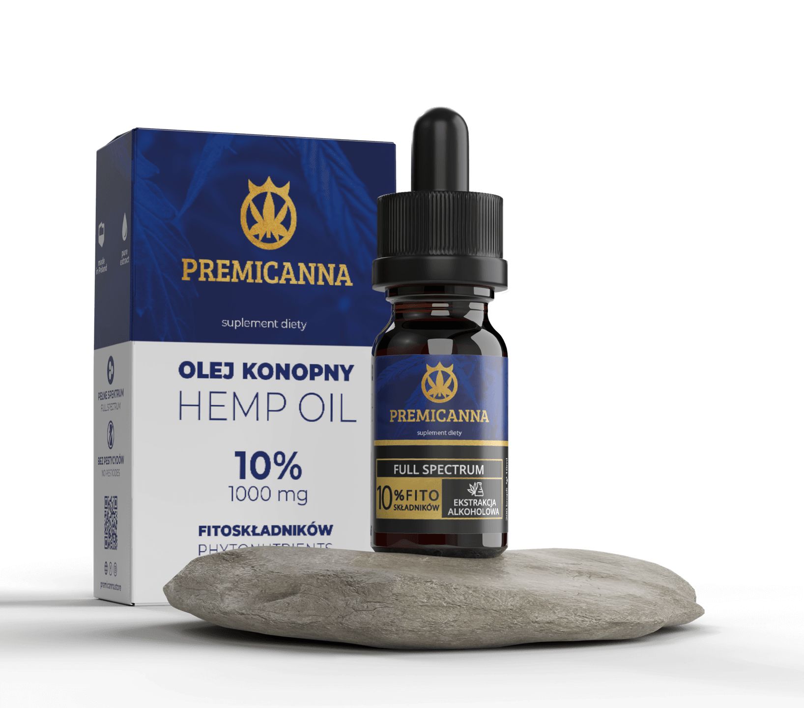 Surowy Olejek CBD 10% - naturalny olejek konopny RAW - Full Spectrum