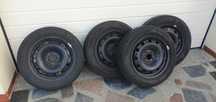 Opony z Felgami Zima 185/60R15 5x100 Vw Polo itp.