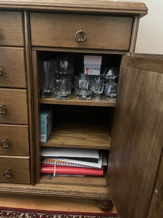 Bufet  złoty dąb  dębowy 180x95