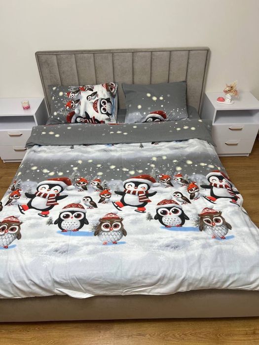 Найкращий Подарунок Новорічна Постільна Білизна Фланель Байка Подарок