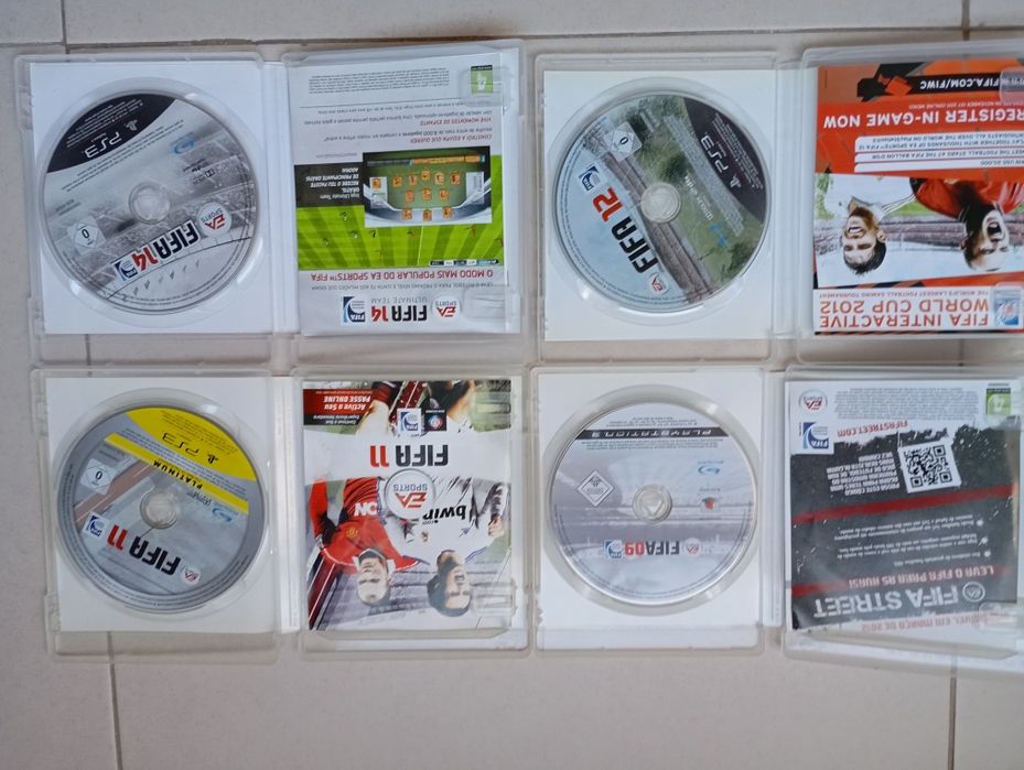Fifa 09 11 12 e 14 Ps3