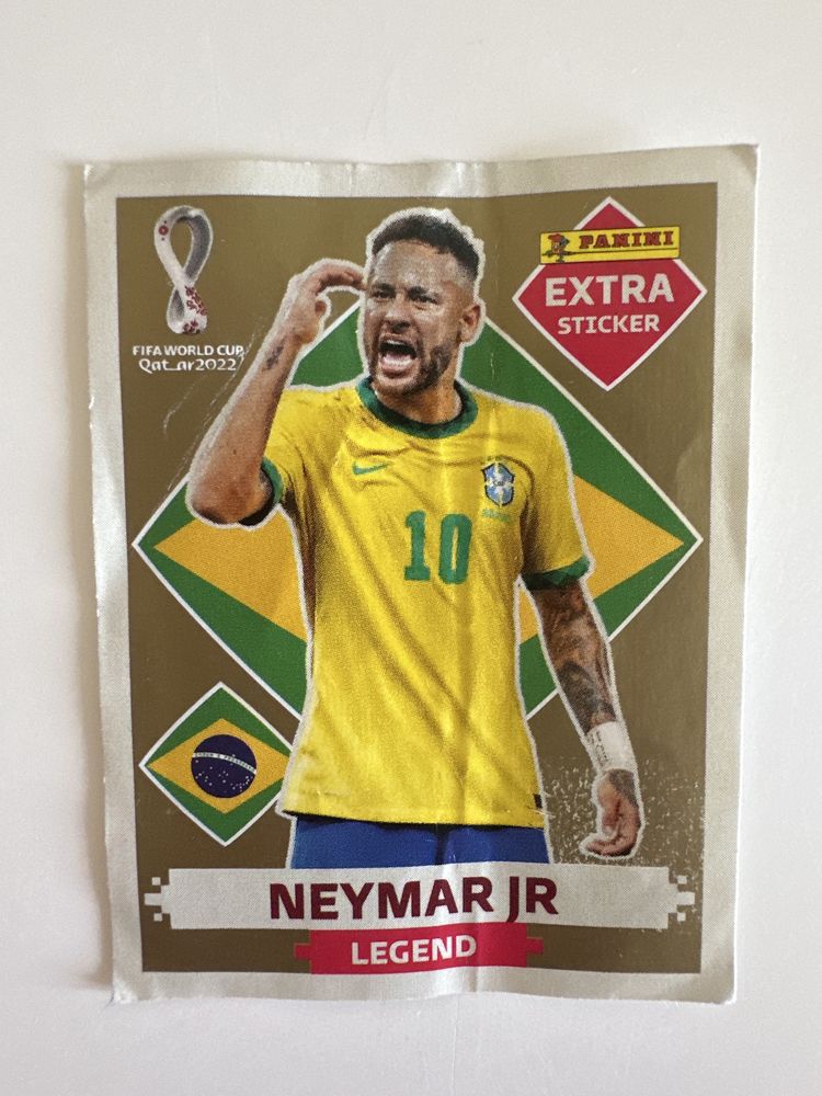 Cromo Neymar Jr Legend Gold 2022