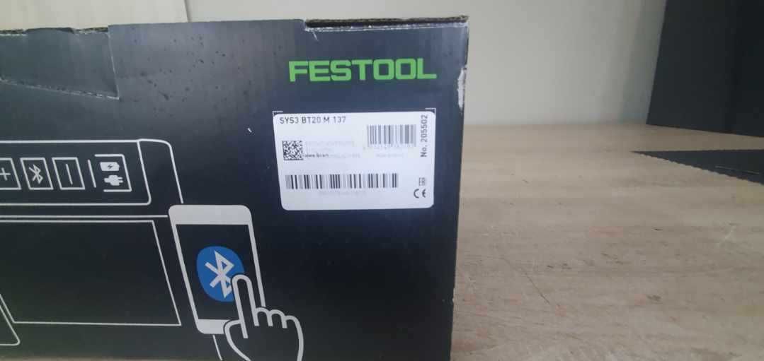 Głośnik Festool   TOPROCK SYS3 BT20 M 137 Festool Systainer