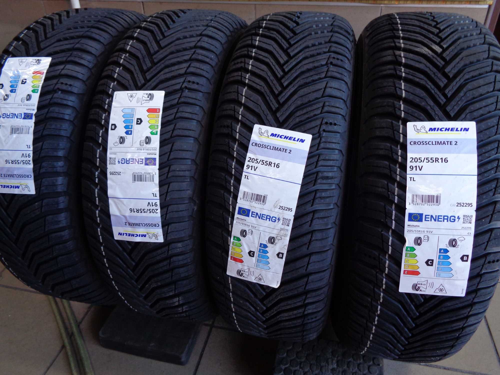 205/55R16 MICHELIN CrossClimate 2 , Nowe Opony Całoroczne , KL PREMIUM