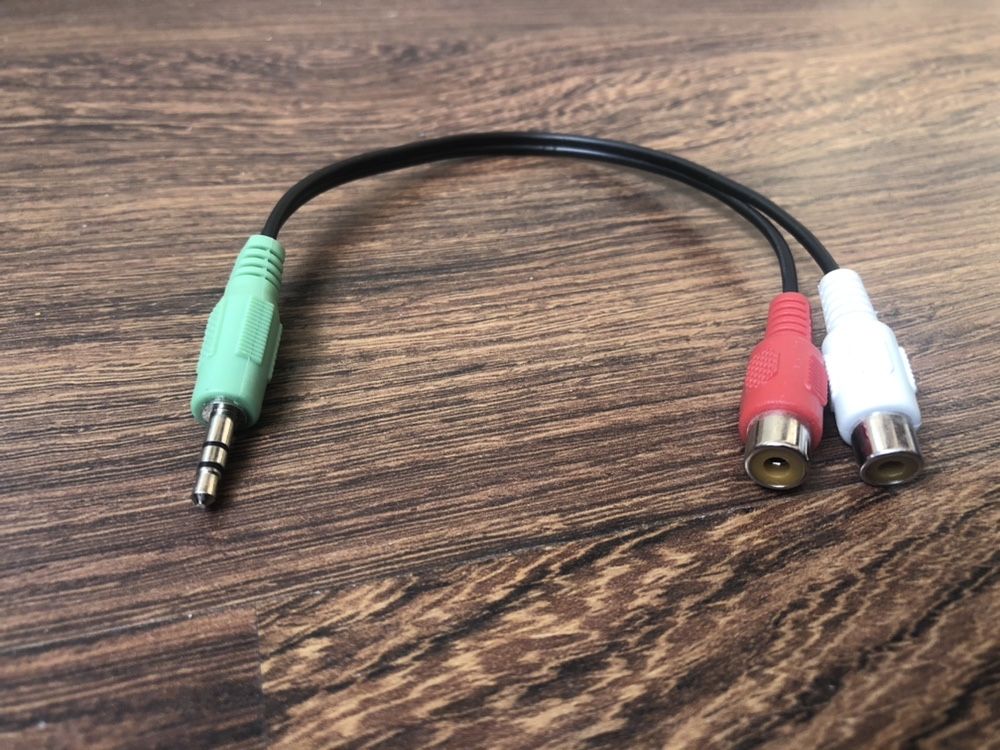 Переходник st 3.5мм / 2 x RCA 0.2 м