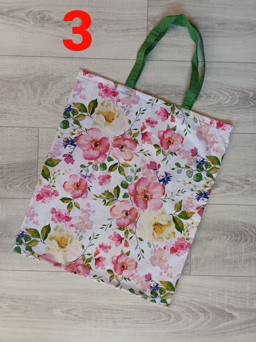Torba bawełniana na zakupy Eko handmade Dzień Mamy Babci