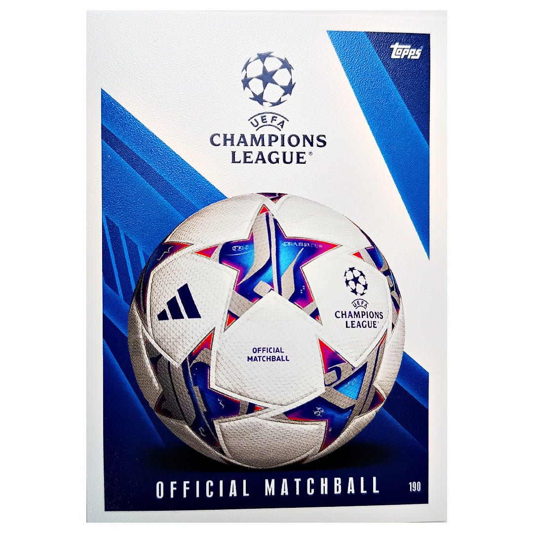 Karta Topps Match Attax Extra 2023-24 Champions League 190 Matchball