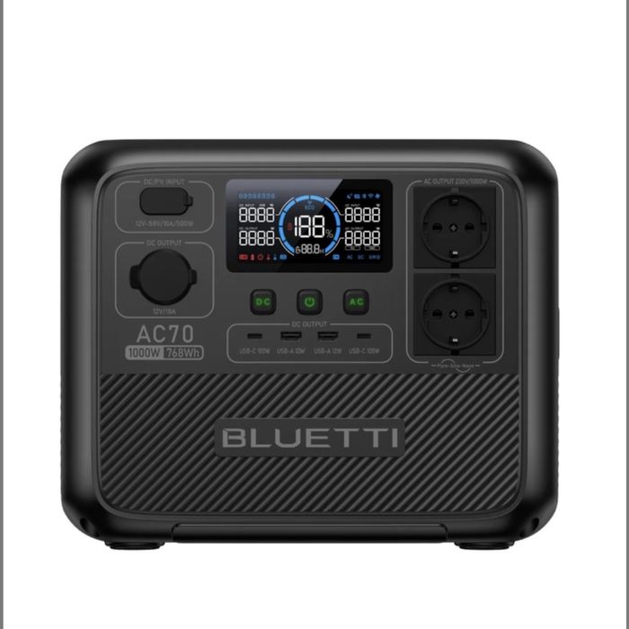 Зарядна станція BLUETTI AC70 768Wh | 1000W