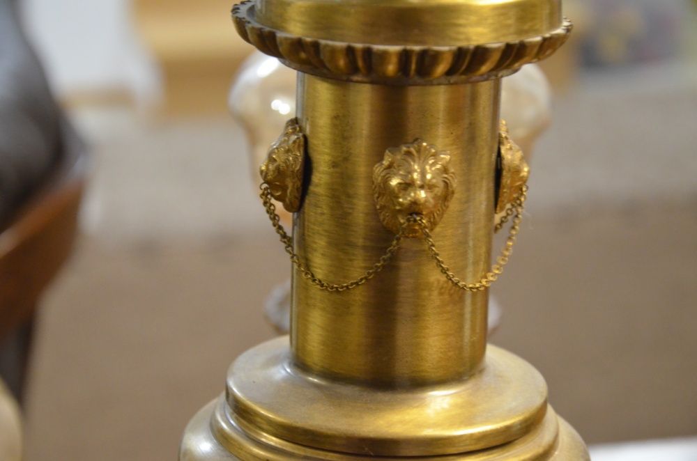 żyrandol mosiężny