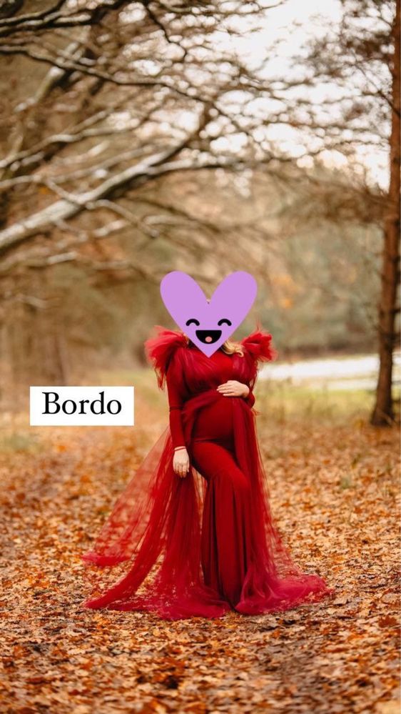 Tiul do sesji ciążowej - kolory do wyboru
