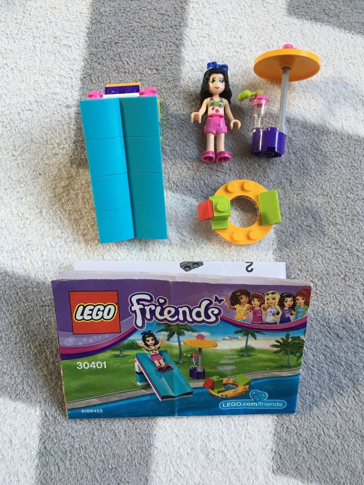 Lego friends zjeżdżalnia basen koło 30401