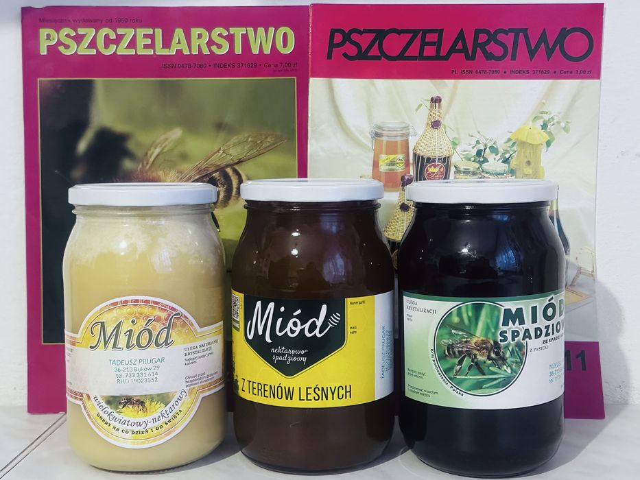 MIÓD naturalny z rodzinnej pasieki