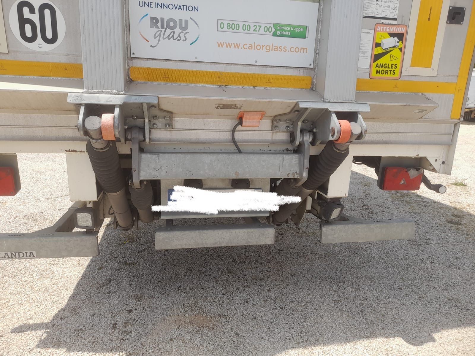 Semi-reboque Lecitrailer com plataforma