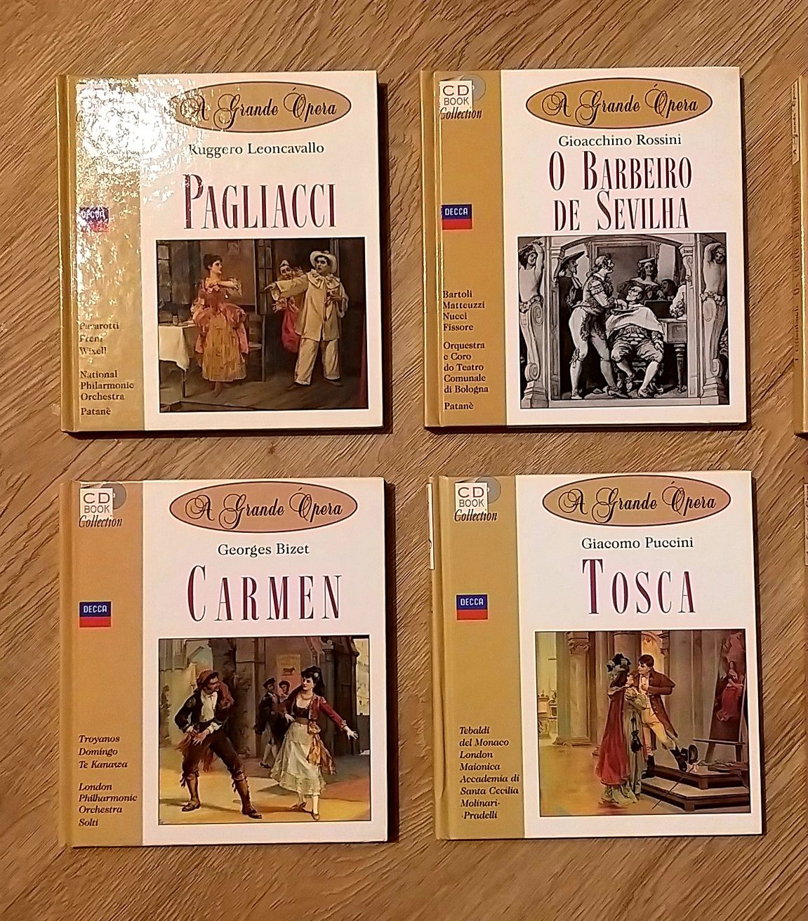 Coleção "A Grande Ópera" - 10 Livros Cds