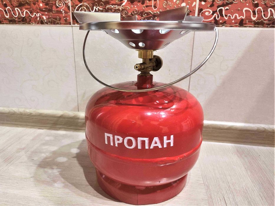 НОВЫЙ Газовый комплект с горелкой и баллоном 5 л !!! Intertool