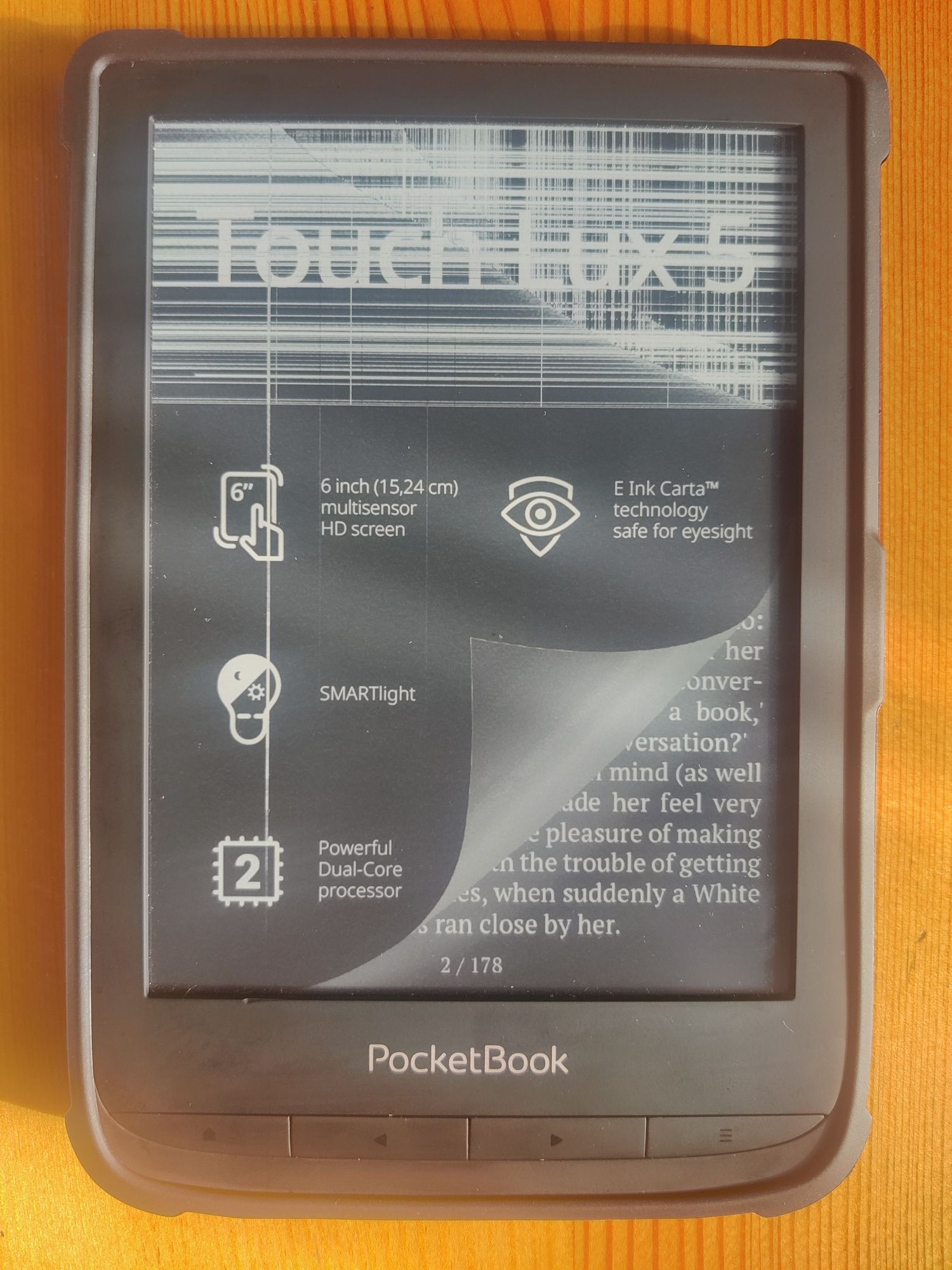 Pocketbook touch lux 5 uszkodzony